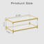 Table basse transparente