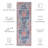 Deblois Oriental Blue/Rust Area Rug-846352092