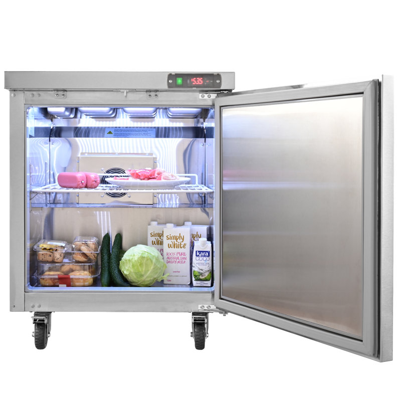 VEVOR 7.42 Cubic Feet Prep Refrigerator - 28''