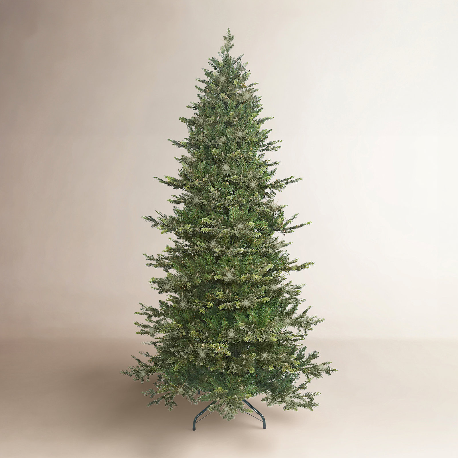 90' Lighted Artificial Fir Christmas Tree