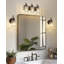 Éclairage pour salle de bain 3 lumières rétro, verre cannelé en forme de cloche, bronze huilé-1617692583-1617692582