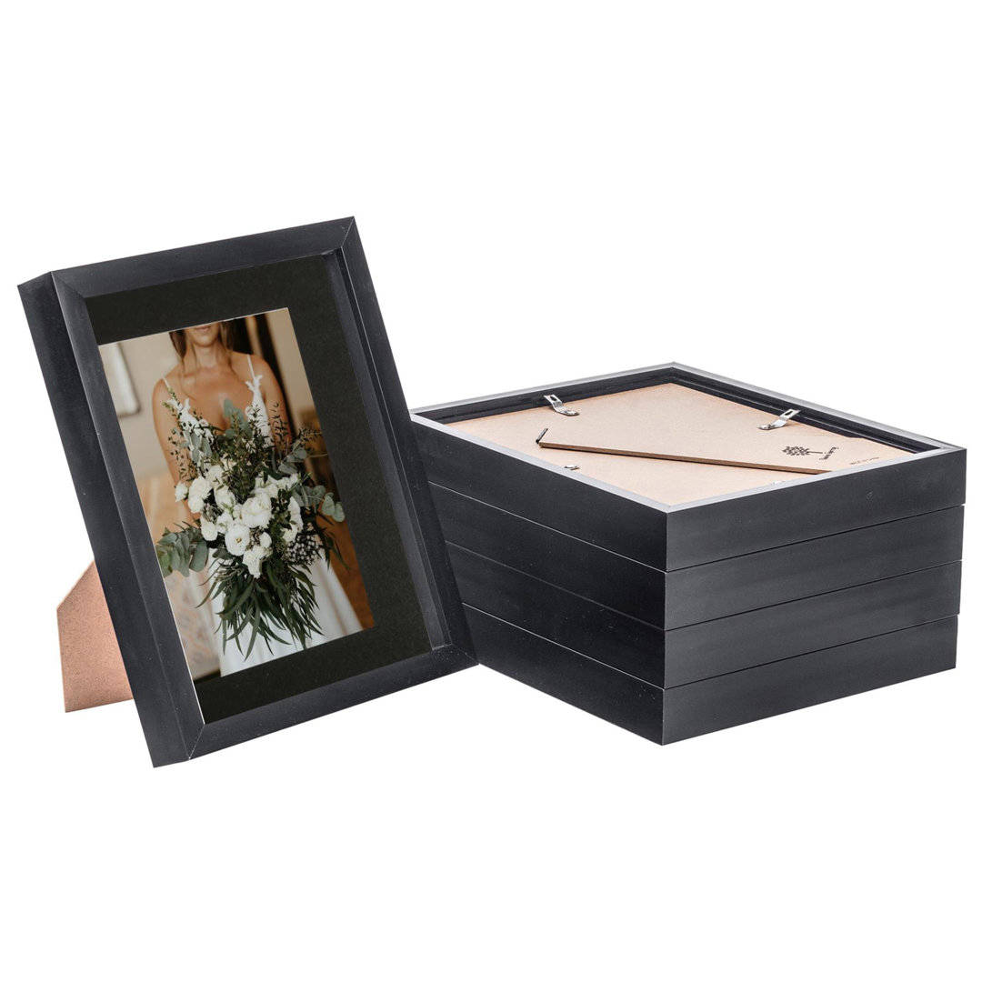Nicola Spring - 3D Box Photo Frames - 8 x 10" with 5 x 7" Mount