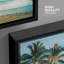 Bord de mer bord de mer effet palmier tropical ciel numérique moderne Art déco floral-101090332-101090329