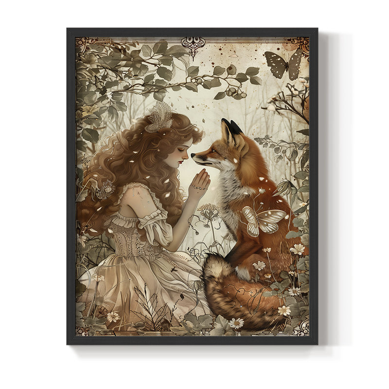 «WOMEN Series CDII», reproduction encadrée - bois massif, Noir, noir, noir, noir, H 21 po x l 17 po
