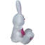 Présentoir gonflable et lumineux en lapin de pâques air