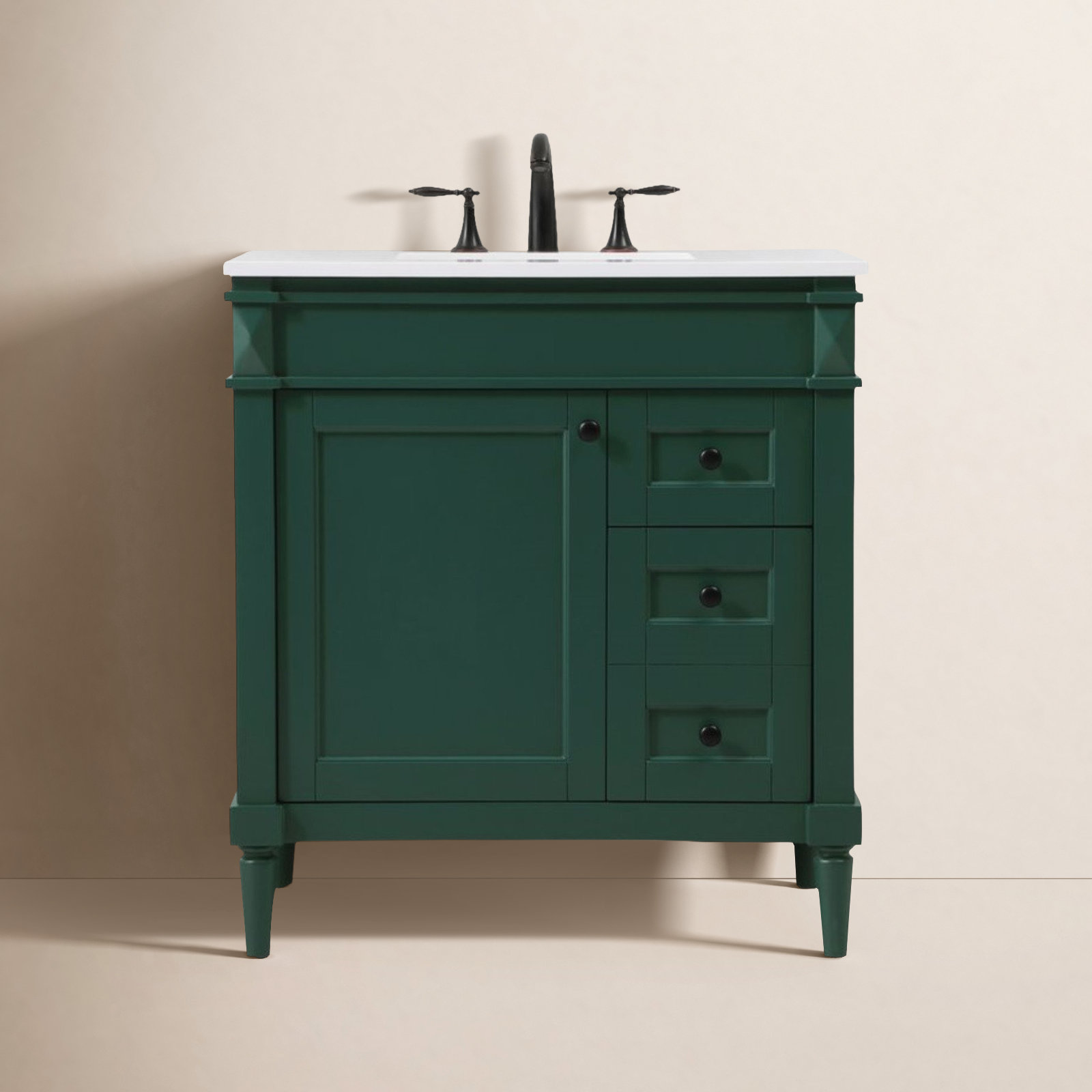 Readington 32'' Single Bathroom Vanity, Green