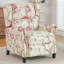 87.5cm Wide Glider Wing Chair Recliner