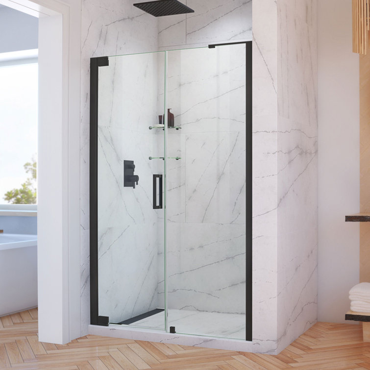 Elegance-LS 52.5" W x 72" H Pivot Frameless Shower Door with ClearMax™ Technology