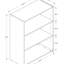 Bookshelf, Bookcase, 4 Tier, 36"H, Office, Bedroom, Laminate-1412792190