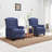 29.5" W Classic and Upholstered Soft Pushback Recliner With Rivets -1913237039