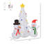 Décoration de sapin de Noël gonflable de 6 pi avec bonhommes de neige