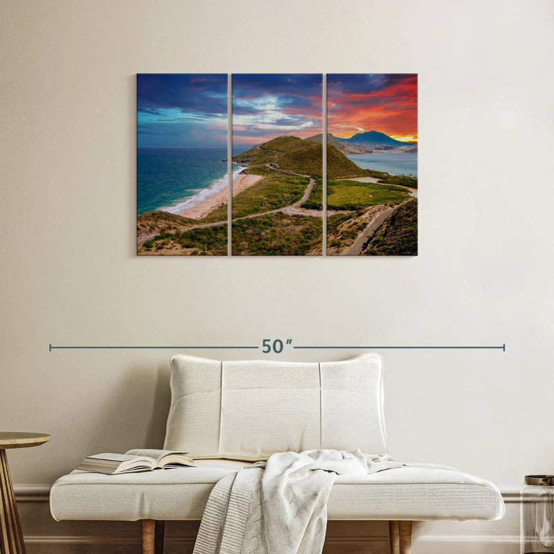 Rorry St. Kitts Landscape, 24" H x 38" W