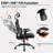 Comfy Breathable Ergonomic Task Chair with Headrest-1335067290