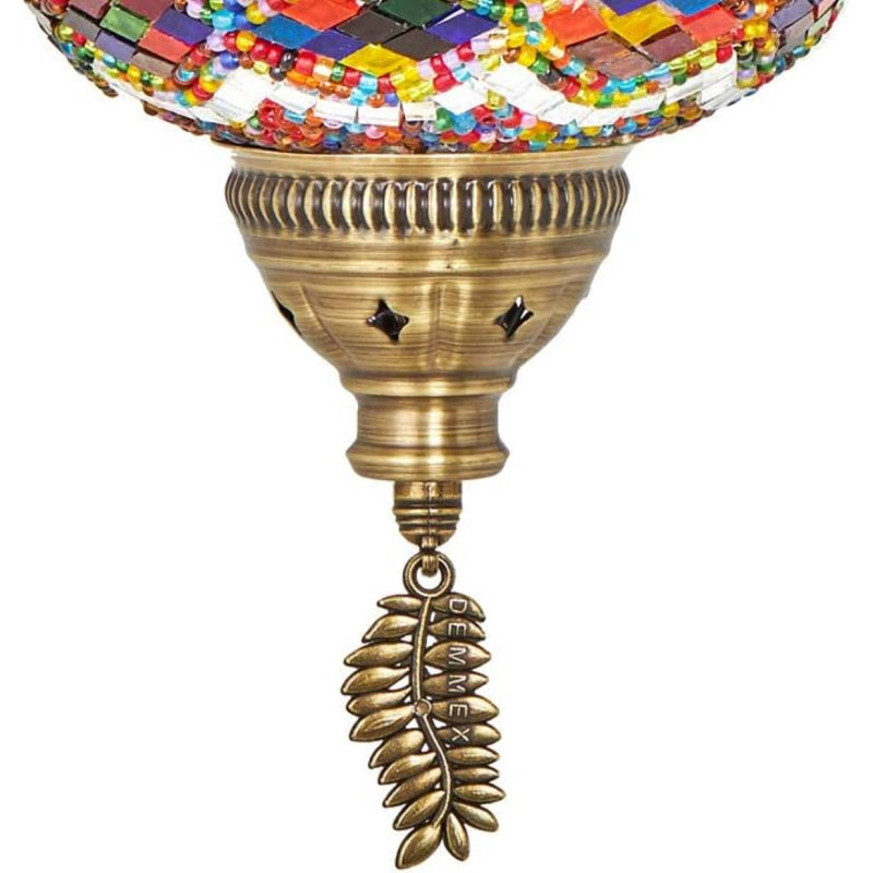 Luminaire suspendu 1 lumière Lights, Multicolore turc