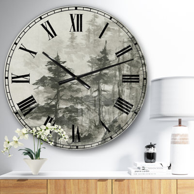 Asian Forest - Cabin Wall Clock
