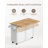 Solid Wood Kitchen Island-1750859327