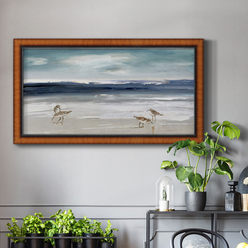 Sandpiper Bay - Reproduction de photo sur toile, H 21 po x l 37 po x P 1 po