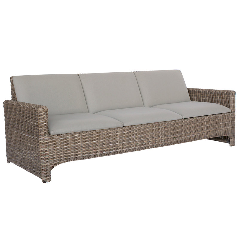 Outdoor 3 - Seat Patio Sofa, Gray