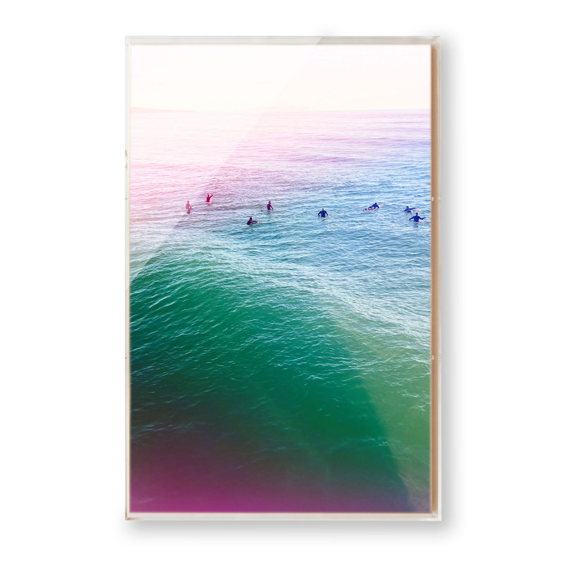 Sorbet Surf par Brooke Wilen, Boîte-cadre, H 24 po x l 36 po