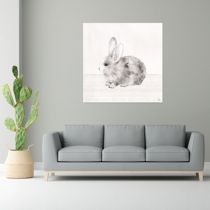 Petits animaux II, art contemporain abstrait, H 48 po x l 48 po