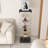Single Door, Three Shelves Glass Storage Cabinets-1669186392