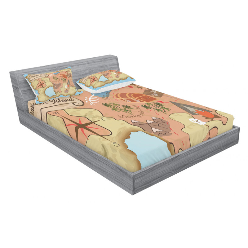 Microfiber Sheet Set, Full Sheet Set with Fitted Sheet