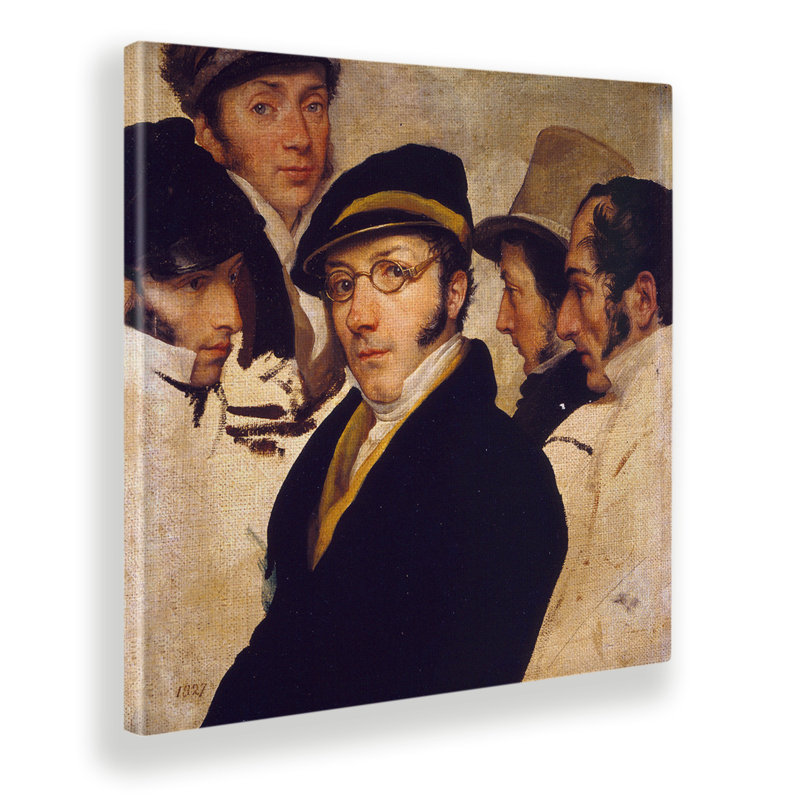 Self Portrait by Vincent Van Gogh - Rectangle Painting on Vetro Acrilico Plexi