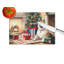 Grande planche à découper en verre Akita Cozy Christmas