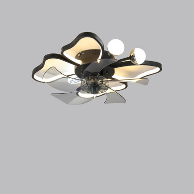 19.7 Inch Light Ceiling Fan With Lights Remote Control With Modern Butterfly Design Styling, Fan For Bedroom, Living Room, Timing Function, Noiseless, Children's Favorite