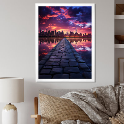 Wollenzein, photo de New York colorée la nuit III sur toile