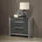 Nightstand, Gray Finish