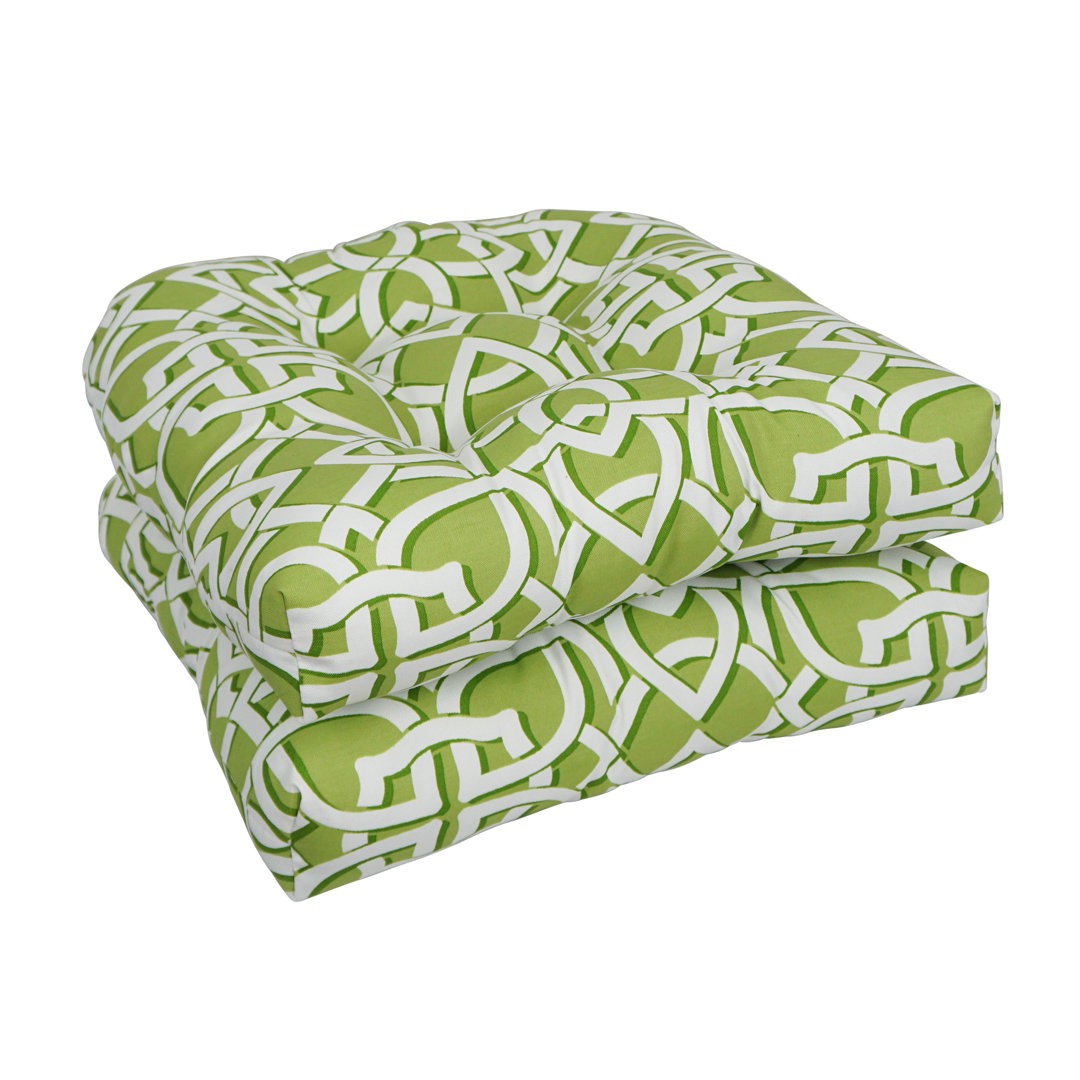 Dining Chair Outdoor Seat Cushion (Set of 2) Canora Grey 