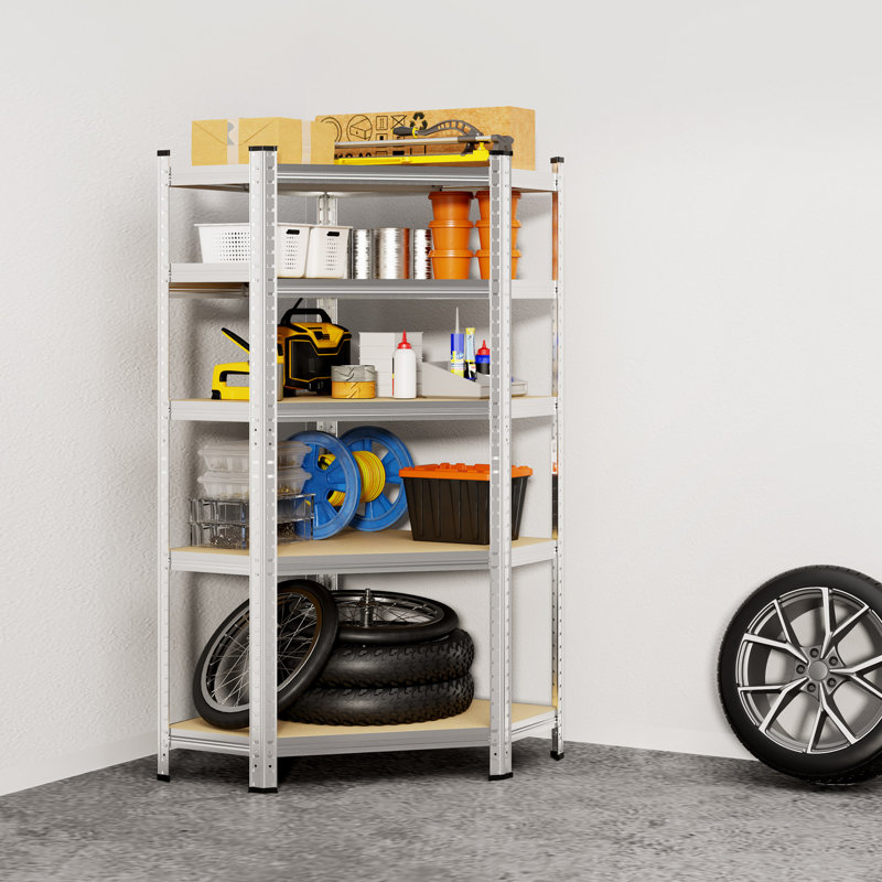70cm W Steel Height -Adjustable Shelving Unit