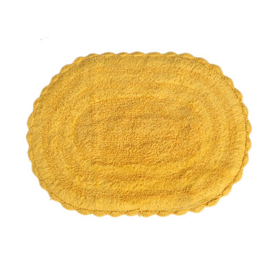 100% Cotton Reversible cute Crochet  Bath Rug