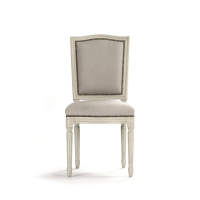 Benoit 19.5'' H Natural Linen Upholstered Side Chair