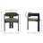 Wooden Upholstered Barrel Dining Chairs-1288181014
