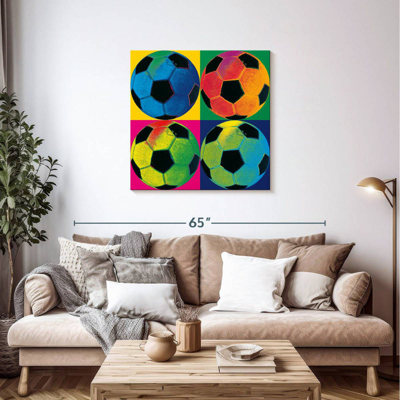 Ballon de soccer II, H 36 po x l 36 po