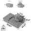 Canapé modulaire surdimensionné Modern-1038317091