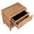 Hazel Set of 2 Rustic 3-Drawer Side Tables for Living Room, Hallway or Entryway with Hidden Storage