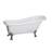 67" x 32" Clawfoot Soaking Freestanding Acrylic Bathtub