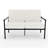 Martha Stewart Lily Pond All-Weather Steel Frame Patio Loveseat With Cushions