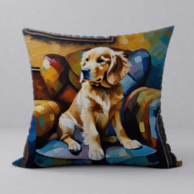  Coussin abstrait réversible Abstract