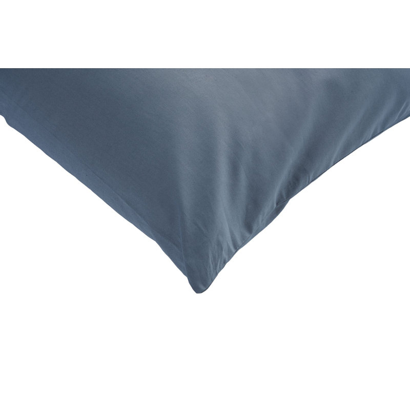 Premium 100% Cotton Ranforce Quilt Cover Set, Anthracite | Duvet Cover 53.1 x 78.7 inches & 1 Pillowcase 31.5 x 31.5 inches | Machine Washable, Reactive Printing, Button Closure | Soft, Durable & Stylish Bedding Solution