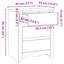 45cm W Solid Wood Bedside Table-1797759379