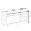 Buffet antique en bois massif