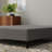 Black And Gray Upholstered Full Bed Frame Foundation, Engineered For All Standard Mattress Types, Simple Setup, Strong Enough Size Frame, A Foundation Any Mattress, Compact Design, Easy To Up Without-1023669098