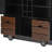 54" Farmhouse Kitchen Island With Drop Leaf-944036278