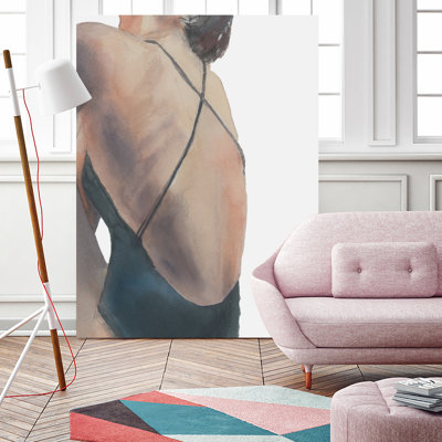Le Dos - Unframed Painting on Canvas