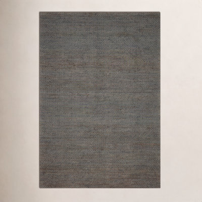 Abisai Brown Gray Hand-Woven Jute Rug