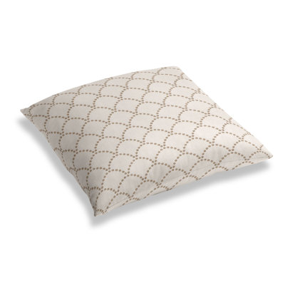 Deco Darling Geometric Linen Throw Pillow